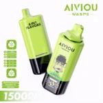 150k Vape Waspe Aiviou 150000 6 in 1 – Melon Passion Fruit & Blackberry Ice & Apple Kiwi