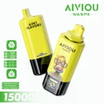 150k VAPE Waspe Aiviou 150000 6 in 1 - Strawberry Banana & Kiwi Watermelon & Coconut Strawberry