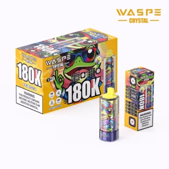180k Vape Waspe Crystal 180K 8 in 1 Flavors E Cigarette – MIXED BERRIES & LEMON LIME & BLUEBERRY RASPBERRY & GREEN APPLE