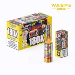 180k Vape Waspe Crystal 180K 8 in 1 Flavors E Cigarette – STRAWBERRY BANANA & MANGO PEACH & TRIPLE BERRIES & STRAWBERRY PINEAPPLE