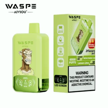 40k VAPE Waspe Aiviou 40000 - Watermelon Ice & Lemon Lime