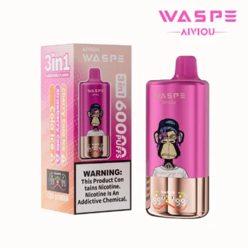 60k Vape Waspe Aiviou 60000 – Cherry Cola Ice & Strawberry Cola & Cola Ice