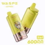 60k Vape Waspe Aiviou 60000 – Peach Ice & Pineapple Mango Peach & Cranberry Lemon