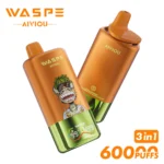 60k Vape Waspe Aiviou 60000 – Red Bull Ice & Strawberry Mango & Strawberry Watermelon Bubblegum