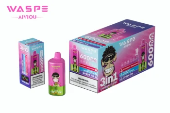 60k Vape Waspe Aiviou 60000 – Strawberry Watermelon & Strawberry Raspberry Candy & Grape Ice
