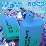 BANG Blaze BC5000 ブルーベリーアイス味 vape 初心者 5000パフ 使い捨てVAPE