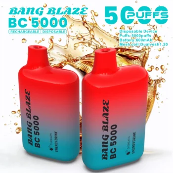 BANG Blaze BC5000 エナジードリンク味 vape リキッド 人気 5000パフ 使い捨てVAPE