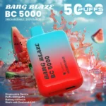 BANG Blaze BC5000 ウォーターメロンアイス味 vape スターター キット 5000パフ 使い捨てVAPE