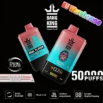Bang King 50000 Puffs Disposable Vape -blueberry-ice-peach-ice