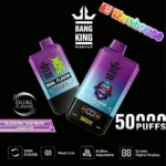 Bang King 50000 Puffs Disposable Vape -blueberry-raspberry-grape-ice