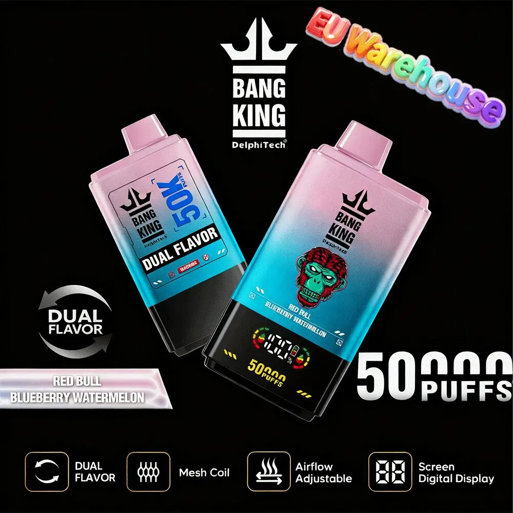 Bang King 50000 Puffs Disposable Vape -red-bull-blueberry-watermelon- Bang King 50000 Puffs Disposable Vape -red-bull-blueberry-watermelon