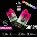 Bang King 50000 Puffs Disposable Vape -strawberry-watermelon-kiwi-passion-fruit-guava-