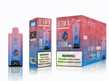 Bang king 300000 300k Puffs Bang 300k 8 in 1 Flavors New Vape – Watermelon IceLemon & MintStrawberry IceBlue Razz Cherry