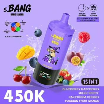 Bnag Leader 450k - Blueberry Raspberry & Mixed Berry & California Cherry & Passion Fruit Mango