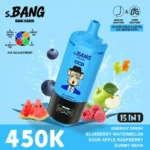 Bnag Leader 450k - Energy Drink & Blueberry Watermelon & Sour Apple Raspberry & Gummy Bear