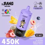 Bnag Leader 450k – Pineapple Coconut & Blue Razz & Mixed Berries & Mango Peach