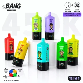 Bnag Leader 450k - Strawberry Watermelon & Kiwi Passion Fruit Guava & Mango Ice & Watermelon Sour Peach