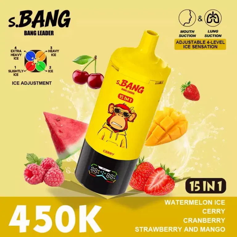 Bnag Leader 450k – Watermelon Ice & Cerry & Cranberry & Strawberry And Mango Bnag Leader 450k - Watermelon Ice & Cerry & Cranberry & Strawberry And Mango