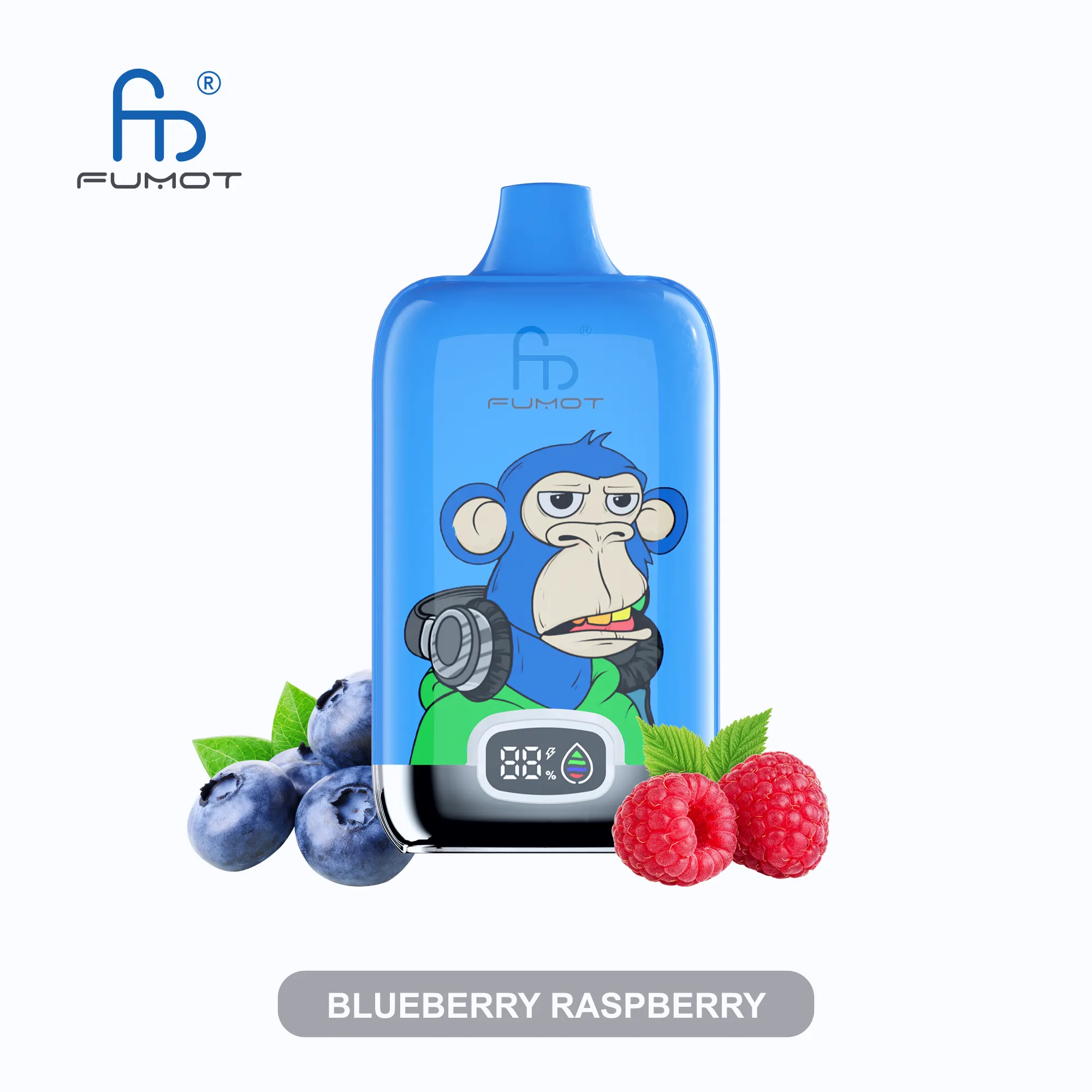 Fumot Digital Box 12000 Puffs Blueberry Raspberry Fumot RandM Digital Box 12000 – Dr Blue - 使い捨てVAPE製品画像 | vapes