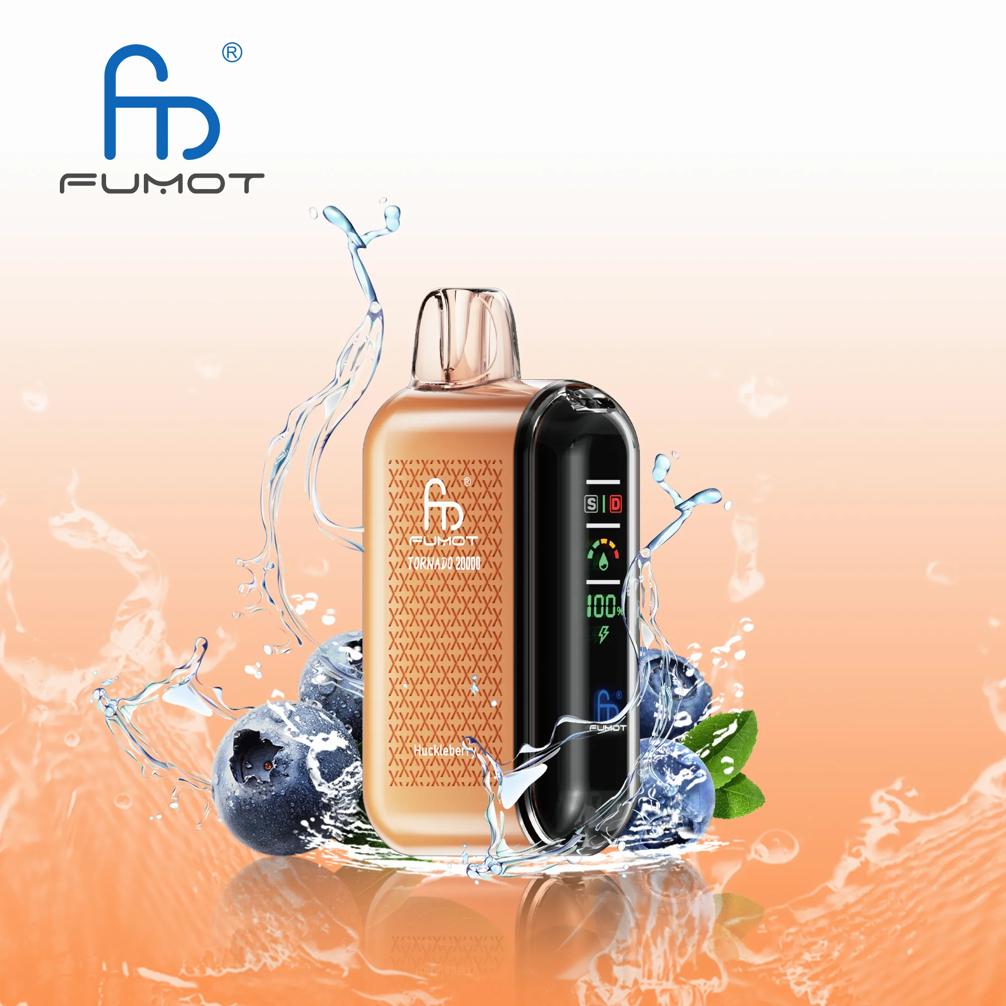 Fumot Tornado 20000 – Huck Leberry #1 Fumot Tornado 20000 – Huckleberry - 使い捨てVAPE製品画像 | vapes