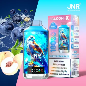 JNR Falcon-X 18000 White Peach Razz 使い捨てVAPE