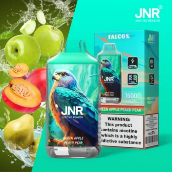 JNR Falcon 16000 Green Apple Peach Pear 使い捨てVAPE