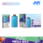 JNR Mega box 25000 – BLUE RAZZ ICE