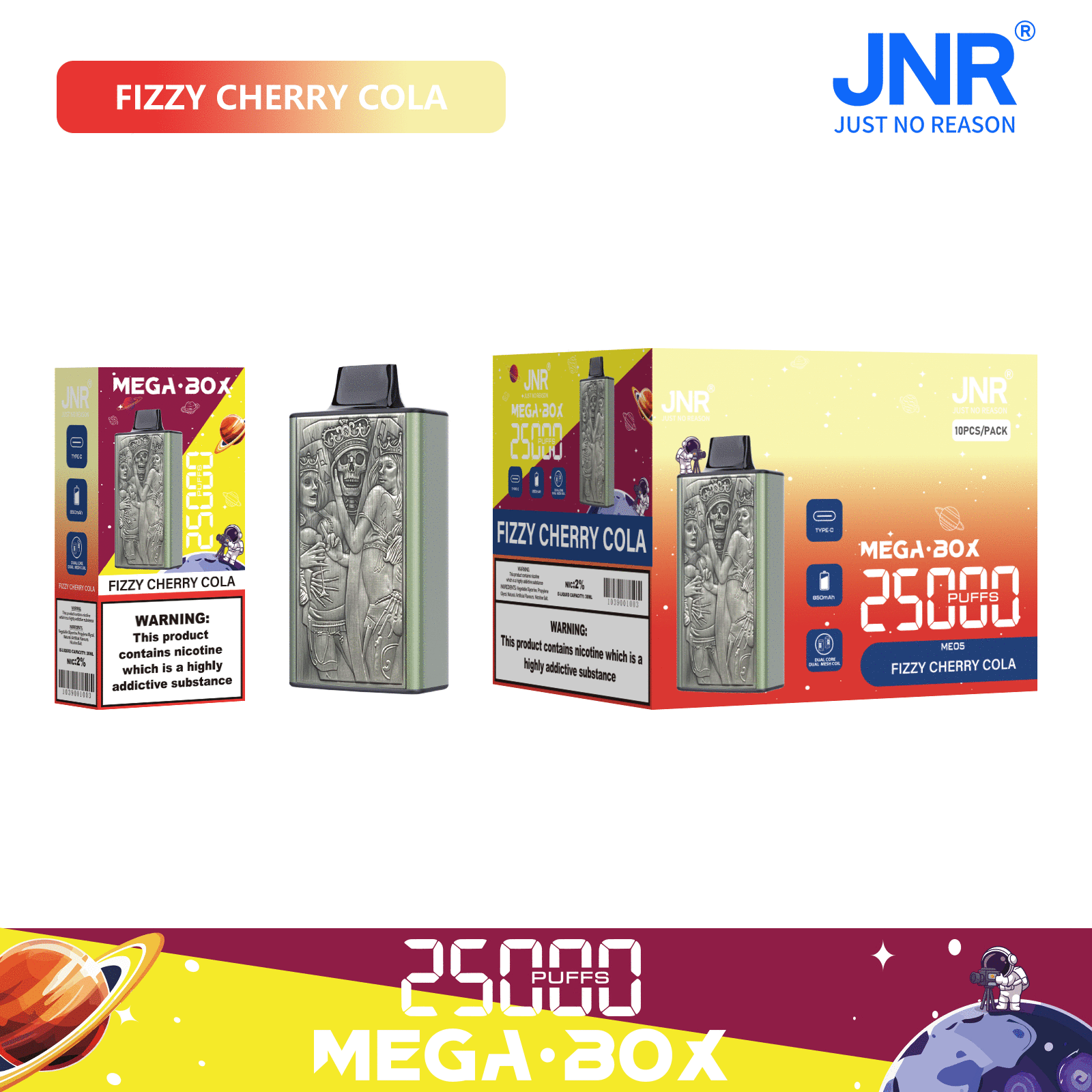 JNR Mega box 25000 – FIZZY CHERRY COLA JNR Mega Box 25000 Fizzy Cherry Cola - JNR Mega Box 25000 Fizzy Cherry Cola