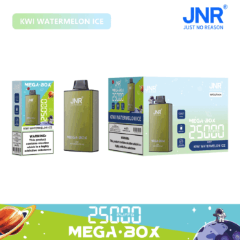 JNR Mega Box 25000 Kiwi Watermelon Ice - JNR Mega Box 25000 Kiwi Watermelon Ice