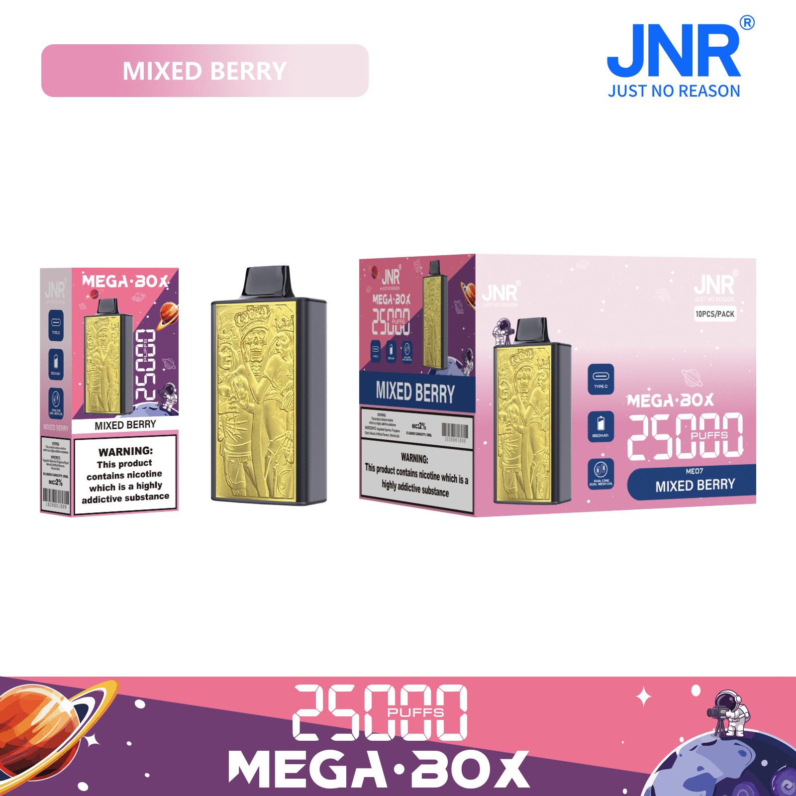 JNR Mega box 25000 – MIXED BERRY JNR Mega Box 25000 Mixed Berry - JNR Mega Box 25000 Mixed Berry