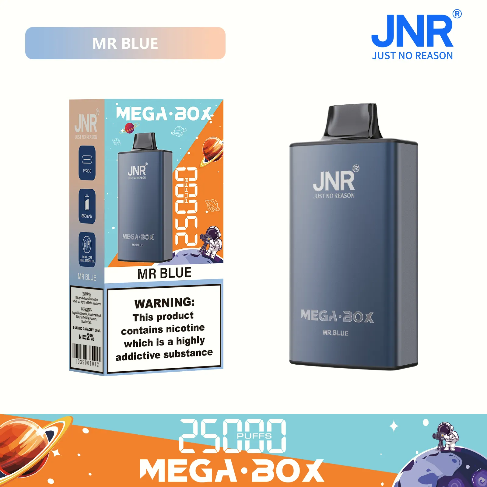 JNR Mega box 25000 – MR BLUE JNR Mega Box 25000 Mr Blue - JNR Mega Box 25000 Mr Blue