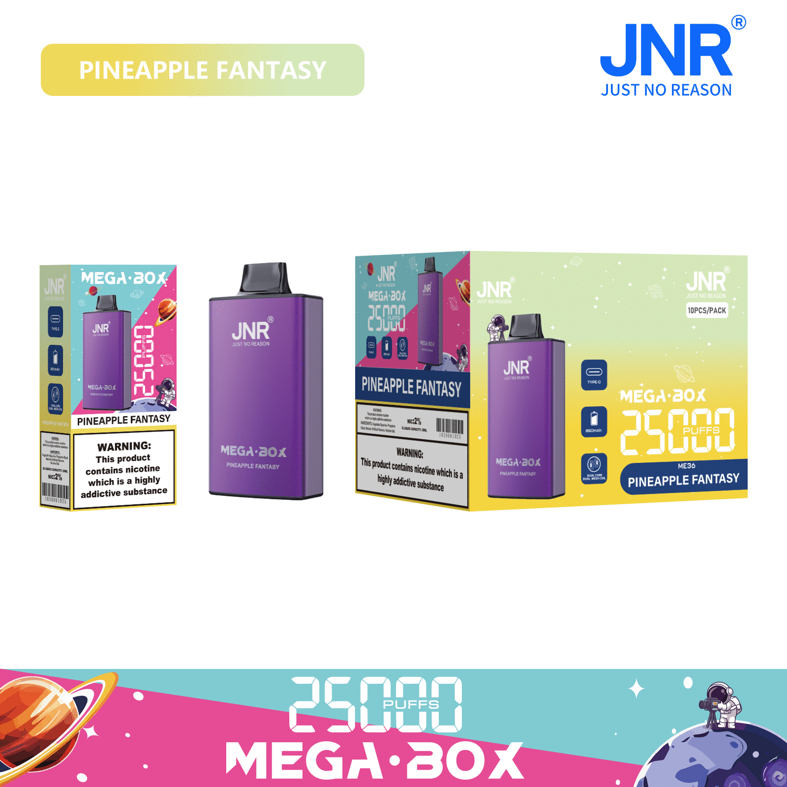 JNR Mega box 25000 – PINEAPPLE FANTASY JNR Mega Box 25000 Pineapple Fantasy - JNR Mega Box 25000 Pineapple Fantasy