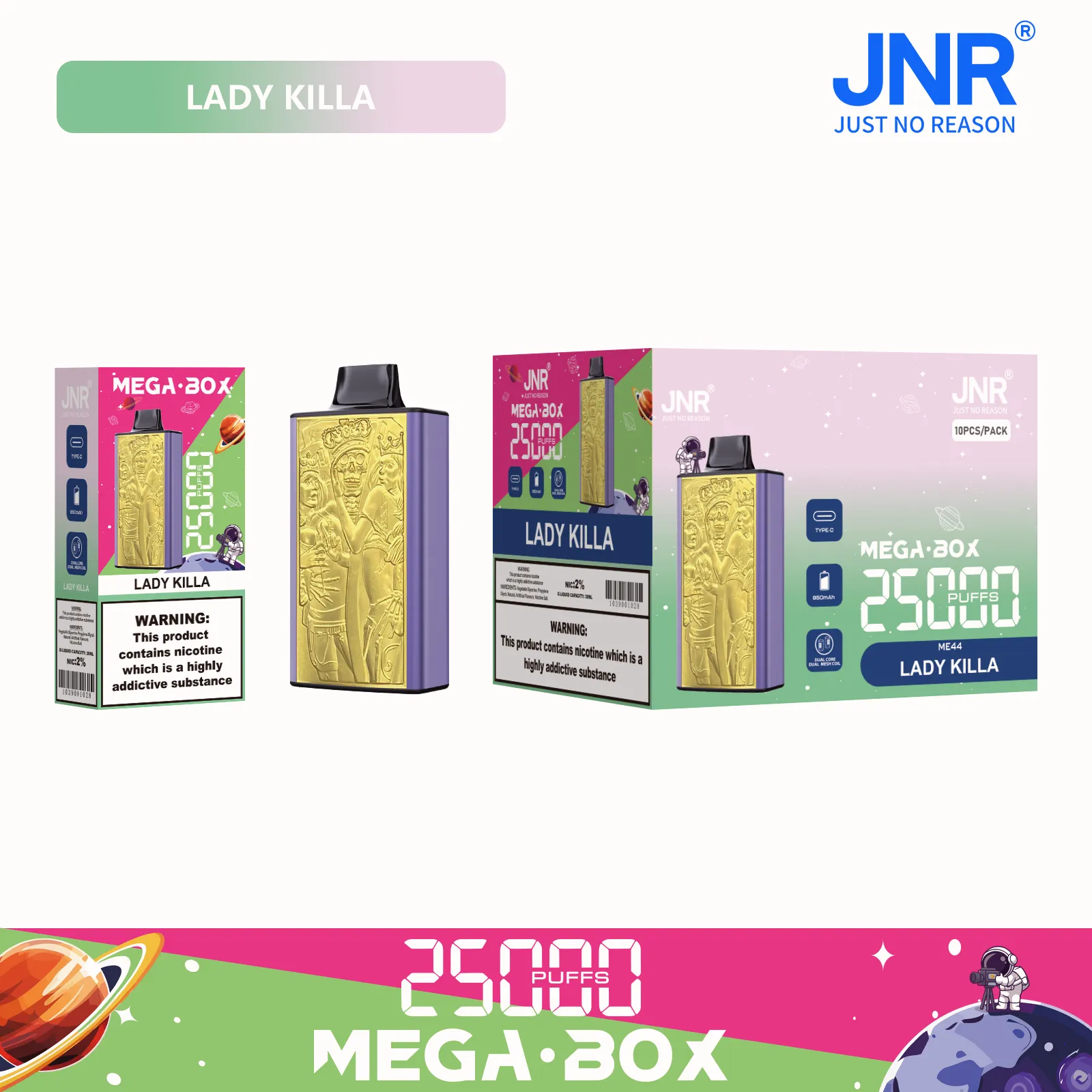 JNR Mega box 25000 – lady killa JNR Mega Box 25000 Lady Killa - JNR Mega Box 25000 Lady Killa