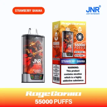 JNR Rage Grilla 55000 Strawberry Banana - JNR Rage Grilla 55000 Strawberry Banana