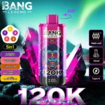 Puff 120k Bang Legend 120k – blueberry-raspberry-peach-mango-watermelon-cherry-coke-grape-blackberry-ice-mango-peach-apricot