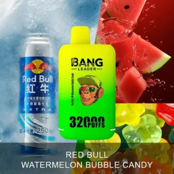 Puff 32k Bang Leader 32K Vape – Red Bull & Watermelon Bubble Candy