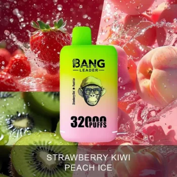 Puff 32k Bang Leader 32K Vape – Strawberry Kiwi & Peach Ice