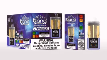 Bang 60000 グレープアイス&ブルーベリーグレープ 透明デュアルタンク 電子タバコ フレーバー