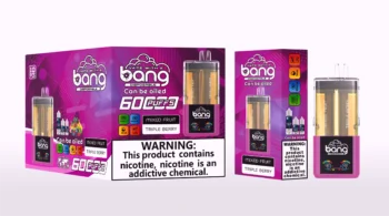 Bang 60000 ミックスフルーツ&トリプルベリー 透明デュアルタンク 電子タバコ フレーバー