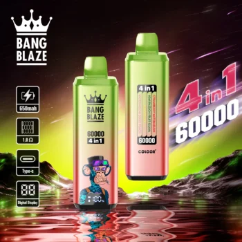 Puff 60k bang blaze 60000-strawberry-watermelon-kiwi-passion-fruit-guava-mango-ice-watermelon-sour-peach