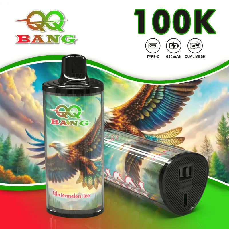 QQ BANG 100K 100000 Puffs – watermelon ice QQ BANG 100K 100000 パフ - watermelon ice