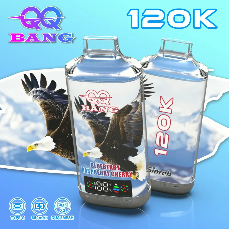 QQ BANG 120K 120000 Puffs - blueberry raspberry cherry (2) QQ BANG 120K 120000 パフ - blueberry raspberry cherry