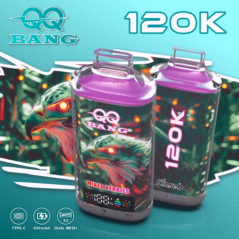 QQ BANG 120K 120000 Puffs - mixed berries (2) QQ BANG 120K 120000 パフ - mixed berries
