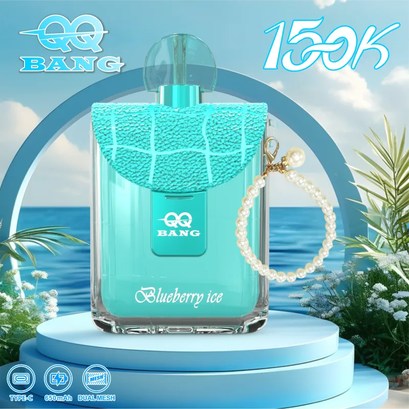 QQ BANG 150K 150000 Puffs perfume – blueberry ice QQ BANG 150K 150000 パフ perfume - blueberry ice