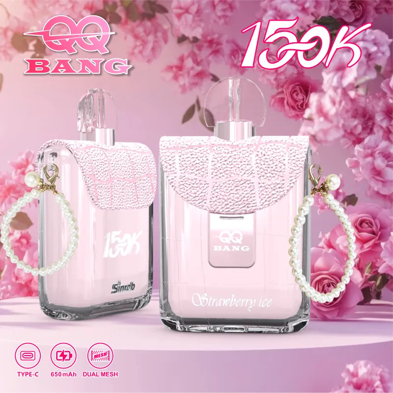QQ BANG 150K 150000 Puffs perfume – strawberry ice QQ BANG 150K 150000 パフ perfume - strawberry ice
