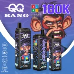 QQ BANG 180K 180000 Puffs – banana icewatermelon bubblegumblueberry grapealoe mango melon (2)