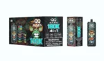 QQ BANG 180K 180000 Puffs – pineapple coconutstrawberry iceblueberry mintgreen apple kiwi (2)