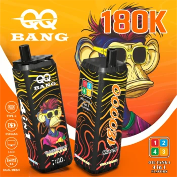QQ BANG 180K 180000 パフ - triple mangoblueberry iceblackcurrant pineapple icepeach pear ice
