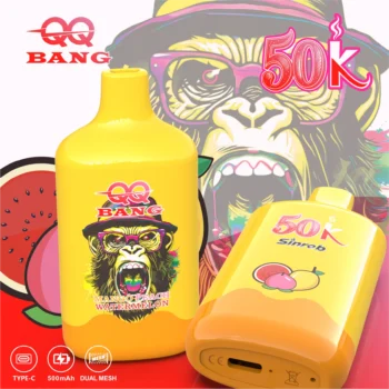 QQ BANG 50K 50000 パフ -mango peach watermelon