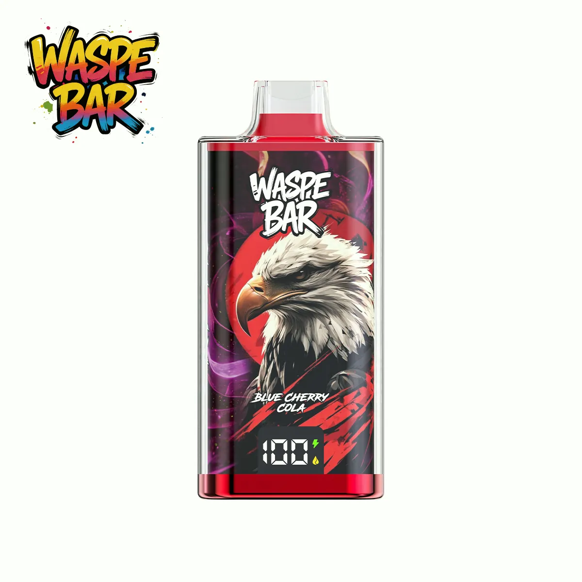 Waspe Bar 60000 60k Puffs Vapes – Blue Cherry Cola Waspe Bar 60000 60k Puffs Vapes – Blue Cherry Cola